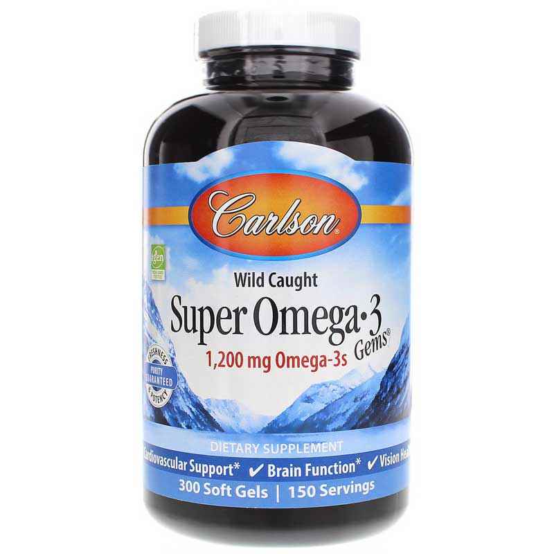 Super Omega-3 Gems 1,200 Mg, Carlson Labs